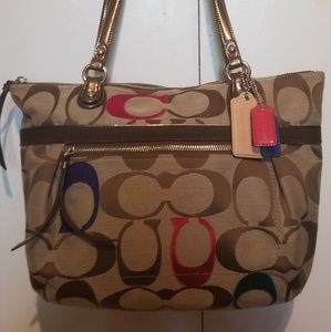 EUC Coach Poppy Glam Bag Tote